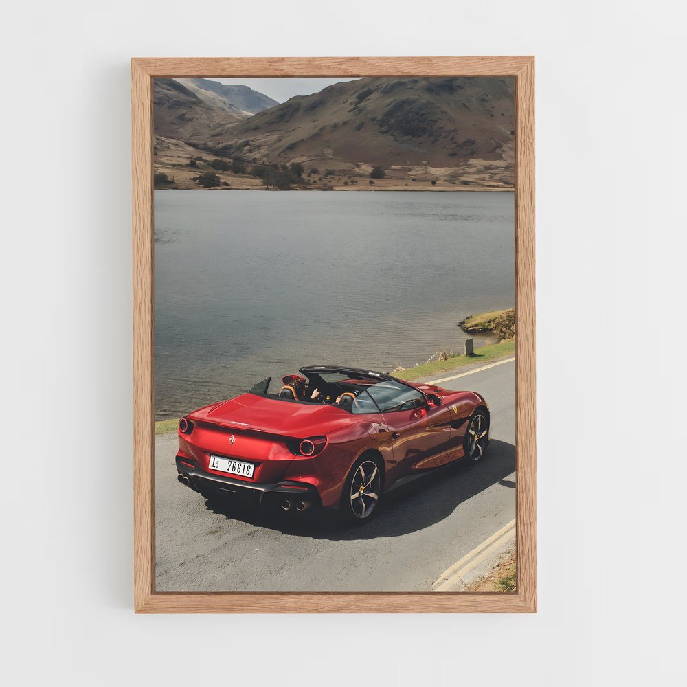 Poster Portofino Route – affiche Ferrari (vue 4)